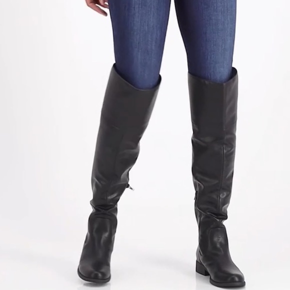 Sun + Stone Allicce Over-The-Knee Round Toe Boots | Size 10 - Picture 1 of 16